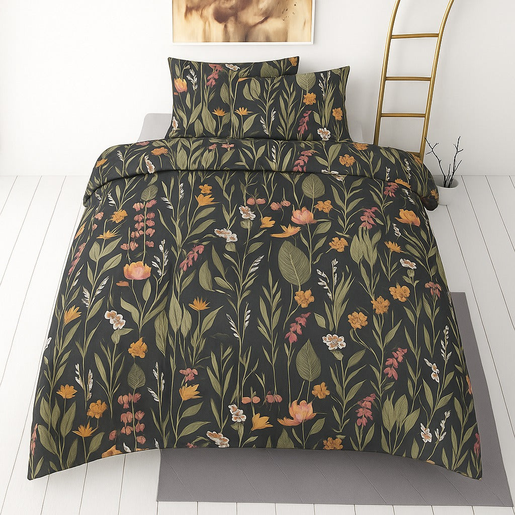 Black Forest- 3pcs Single Quilt Cover Set (Without Filling)