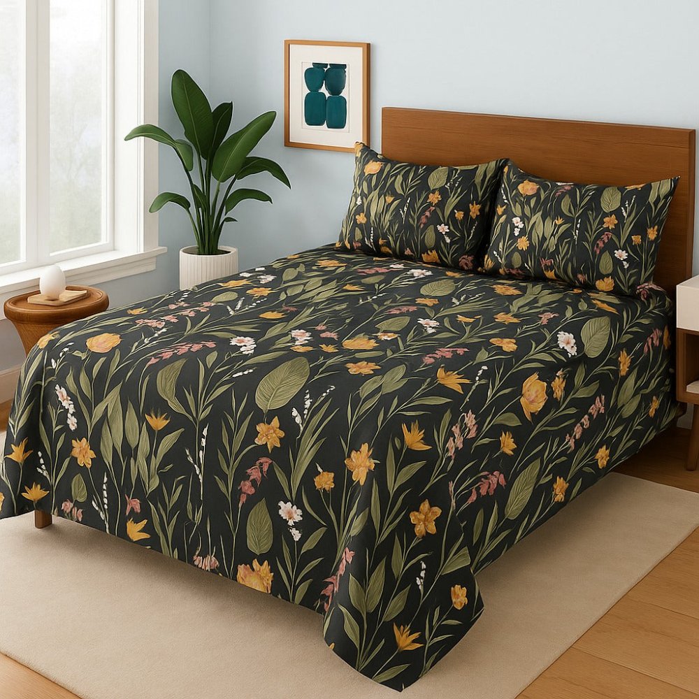Black Forest - Bedsheet Set - Zaraish.com