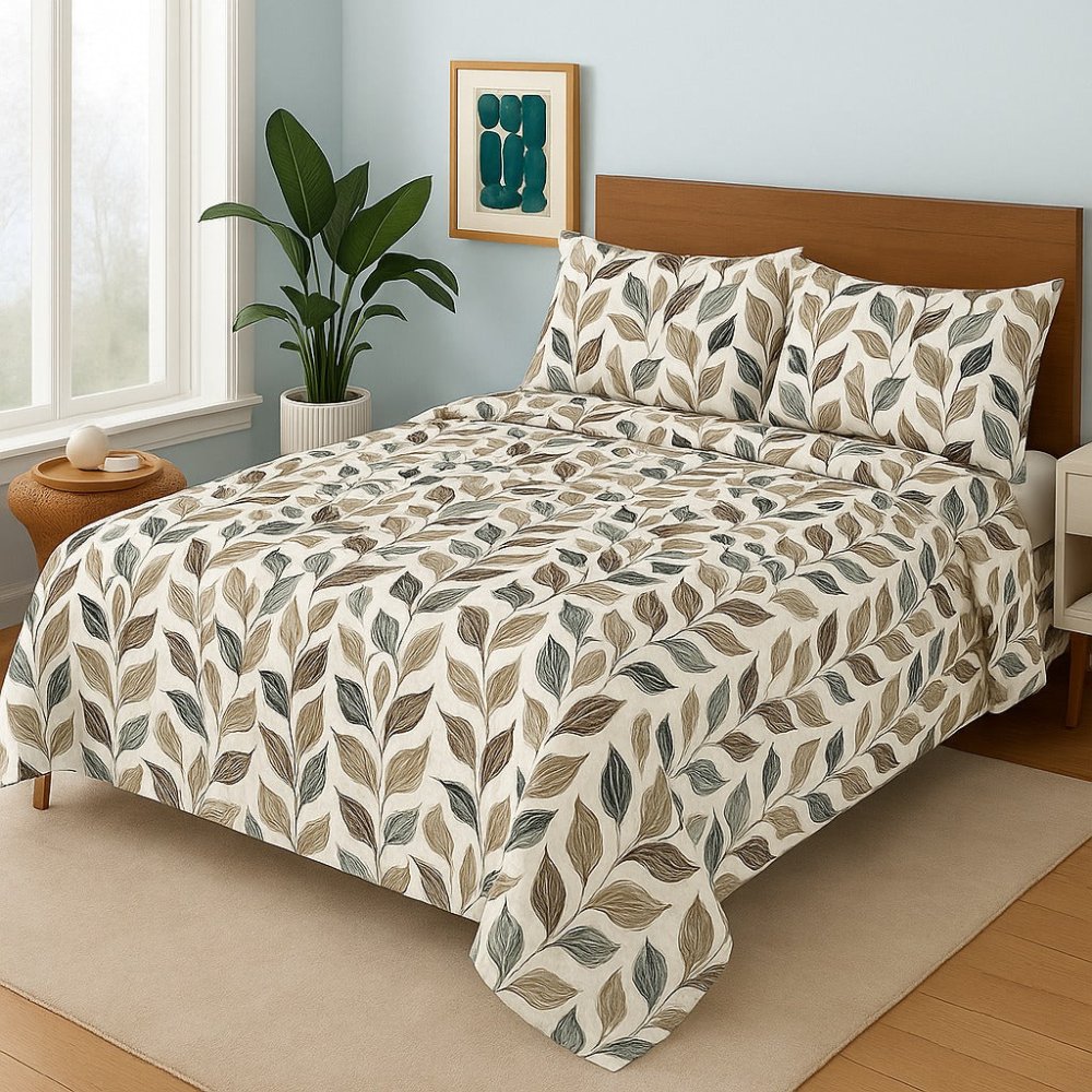 Leaves - Bedsheet Set - Zaraish.com