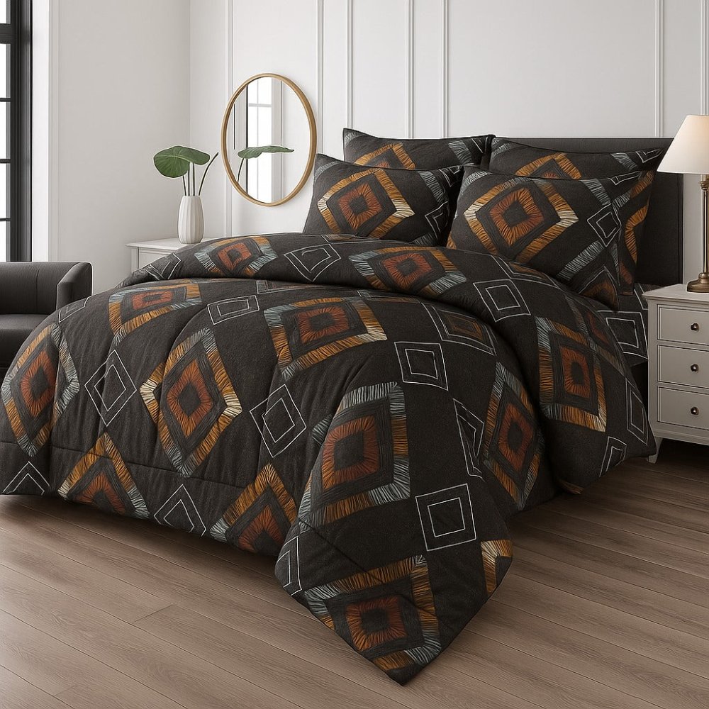 MULTI SQUARE - WINTER RAZAI Set (HEAVY FILLING) - Zaraish.com