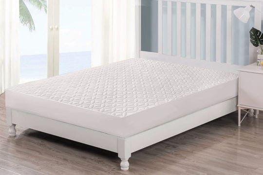 Quilted Waterproof Mattress Protector - White - Zaraish.com