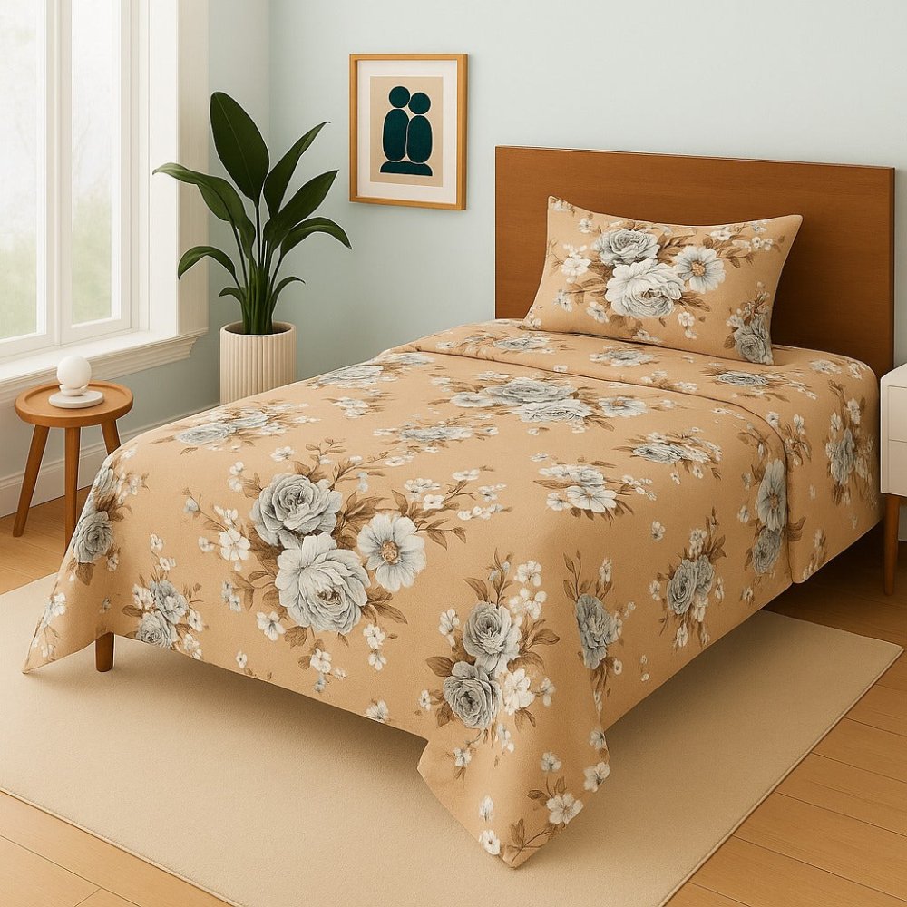 Skin Tulip - Single Bedsheet Set - Zaraish.com