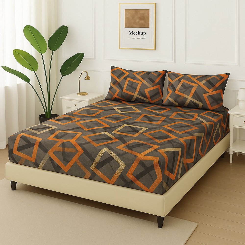 SQUARE - Fitted Bedsheet Set - Zaraish.com