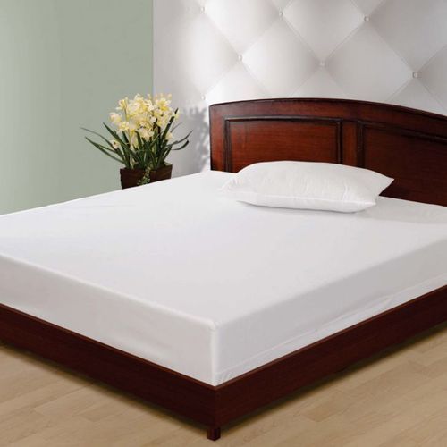 Waterproof Terry Mattress Protector Single (White) - Zaraish.com