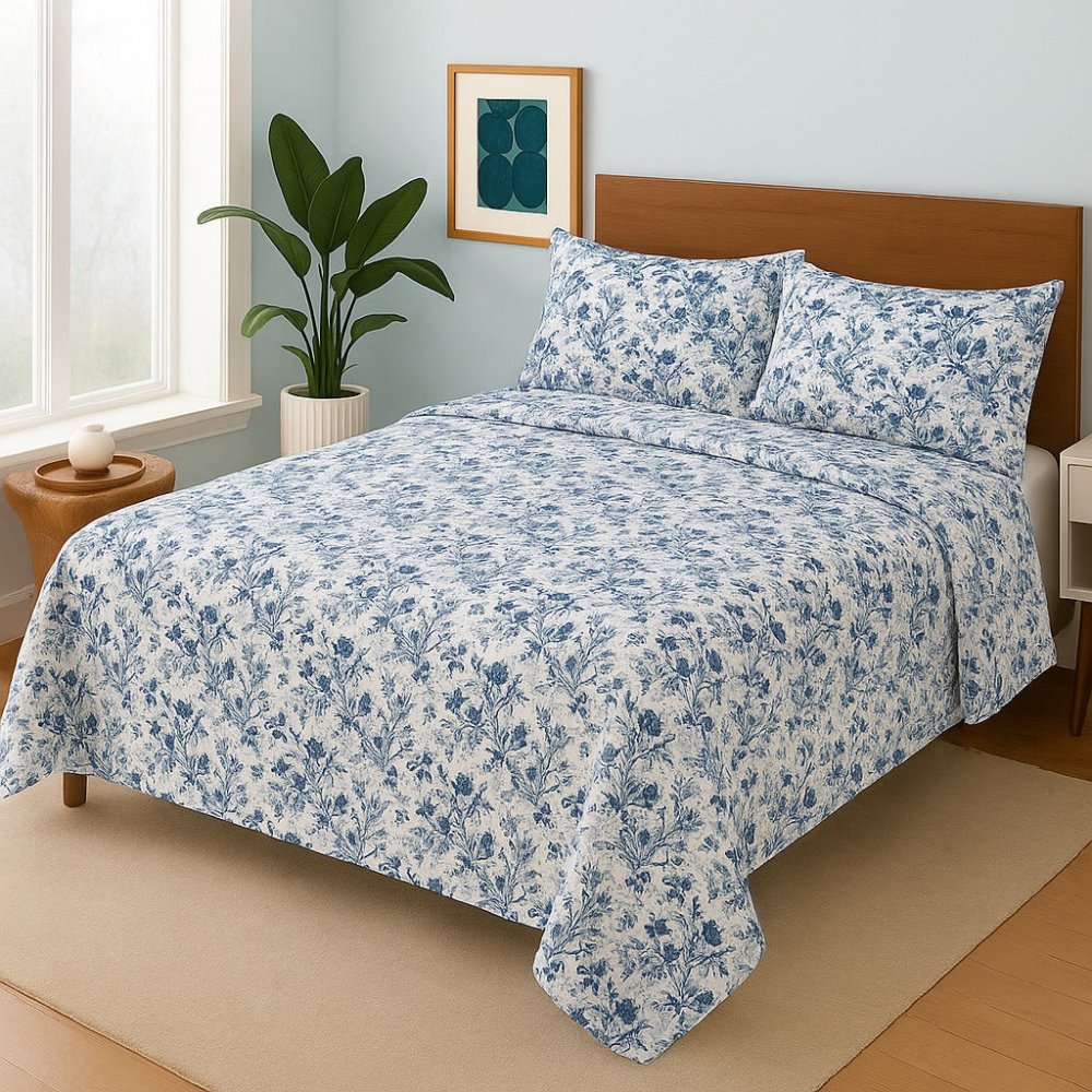Blue Berry - Bedsheet Set - Zaraish.com