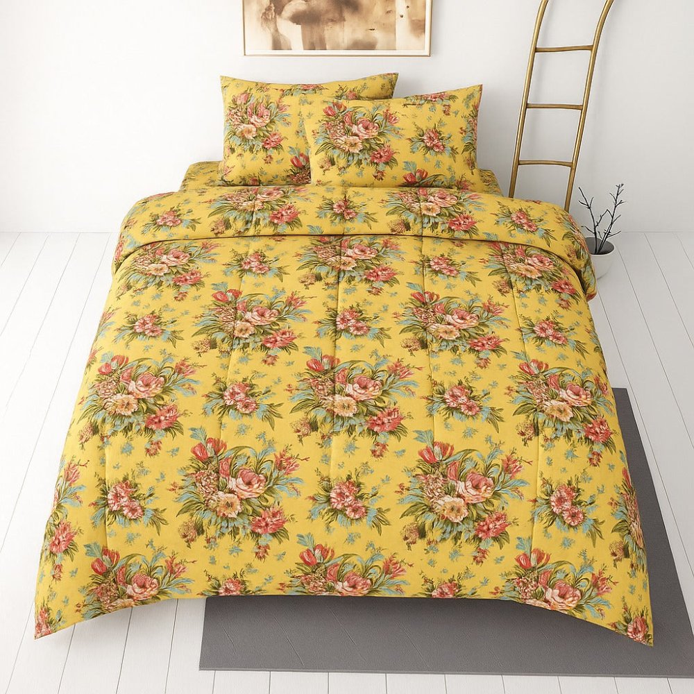 Browny - Single Razai Set - Zaraish.com