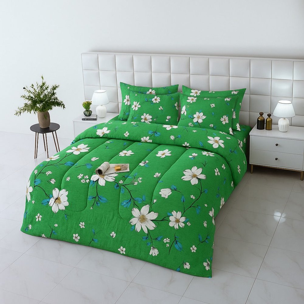 GREENISH - WINTER RAZAI Set (HEAVY FILLING) - Zaraish.com