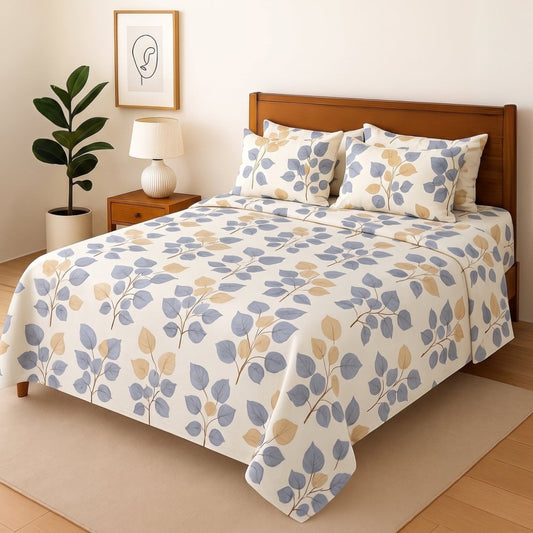 Maple - Bedsheet With 4 Pillow Covers - Zaraish.com
