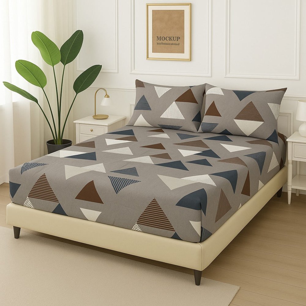 MINI TRIANGLE - Fitted Bedsheet Set - Zaraish.com