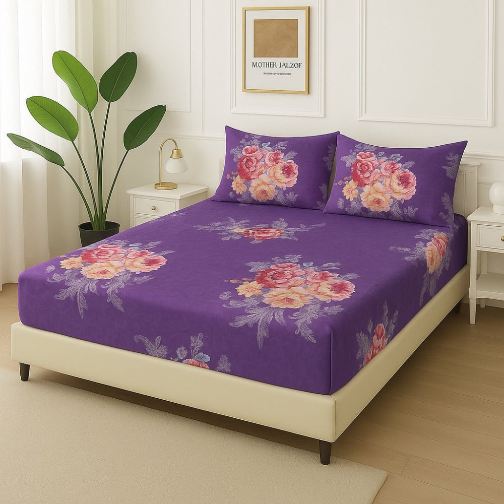 SALVIA - Fitted Bedsheet Set - Zaraish.com