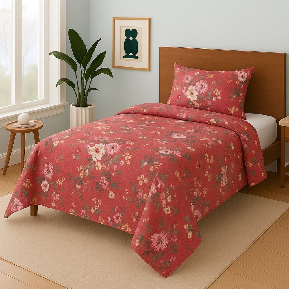 TEA FLOWER - Single Bedsheet Set - Zaraish.com