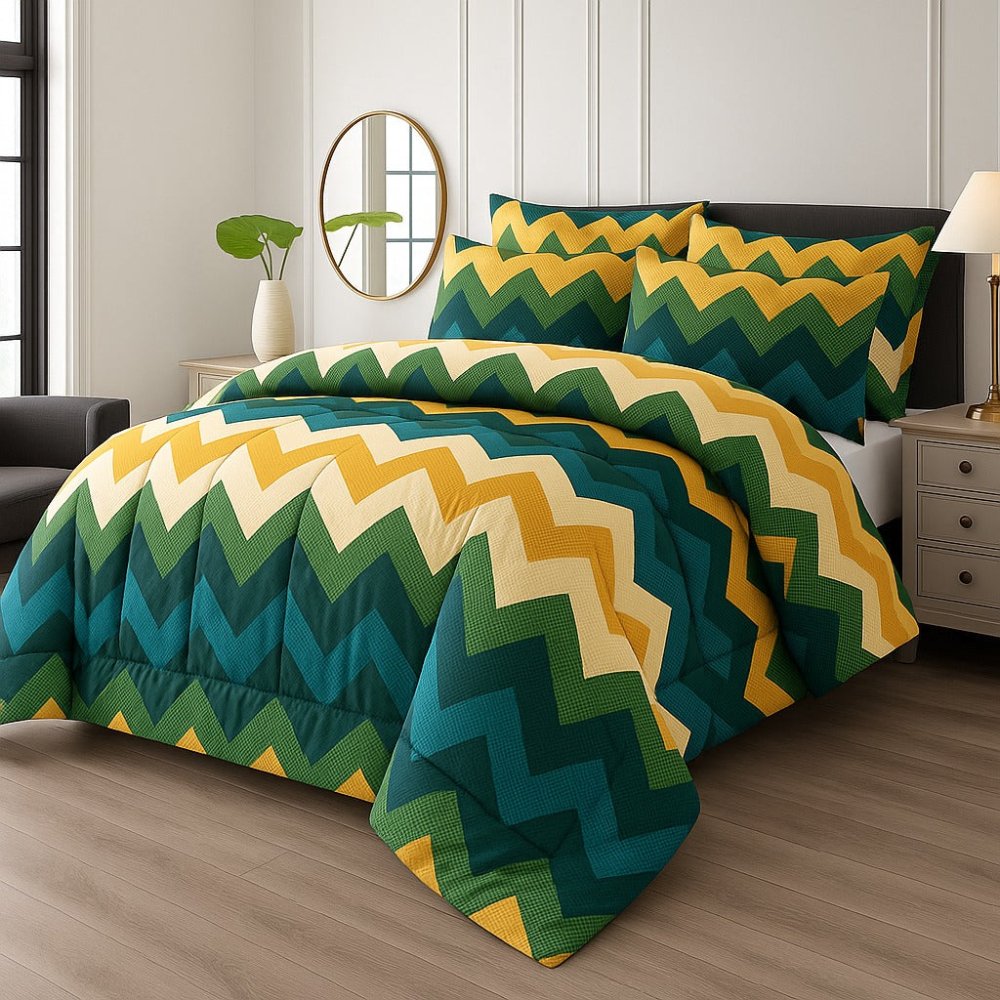 TikTok - 6pcs PREMIUM Summer Comforter Set (Light Filling) - Zaraish.com