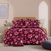 TULIP RED- 7pcs PREMIUM Summer Comforter Set (Light Filling)